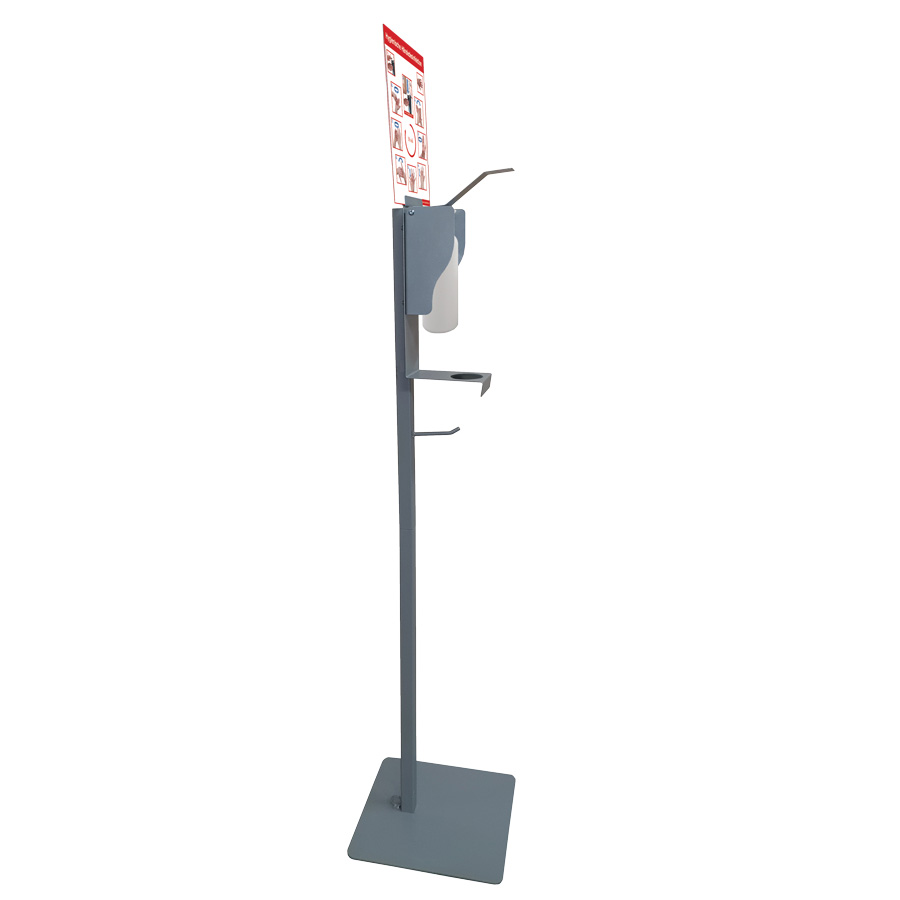 Desinfektionsmittelständer RAL 9006