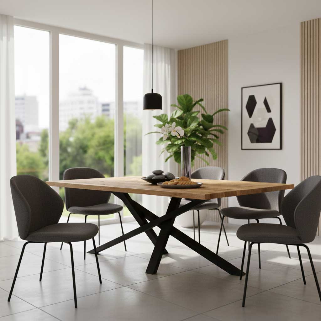 TISCHGESTELL-MIKADO_schwarz_10_RWGMETAL | Metallwarenfabrik