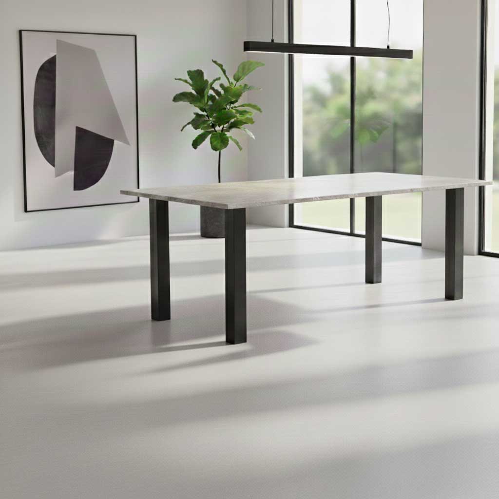 Tischgestell-aus-80x80mm-Profil-in-Brückenform_RWGMetal0 | Metallwarenfabrik