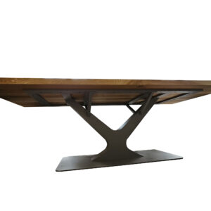 Baum Tischgestell mit Fußplatte und Verstärkungsrahmen von RWGMETAL 12