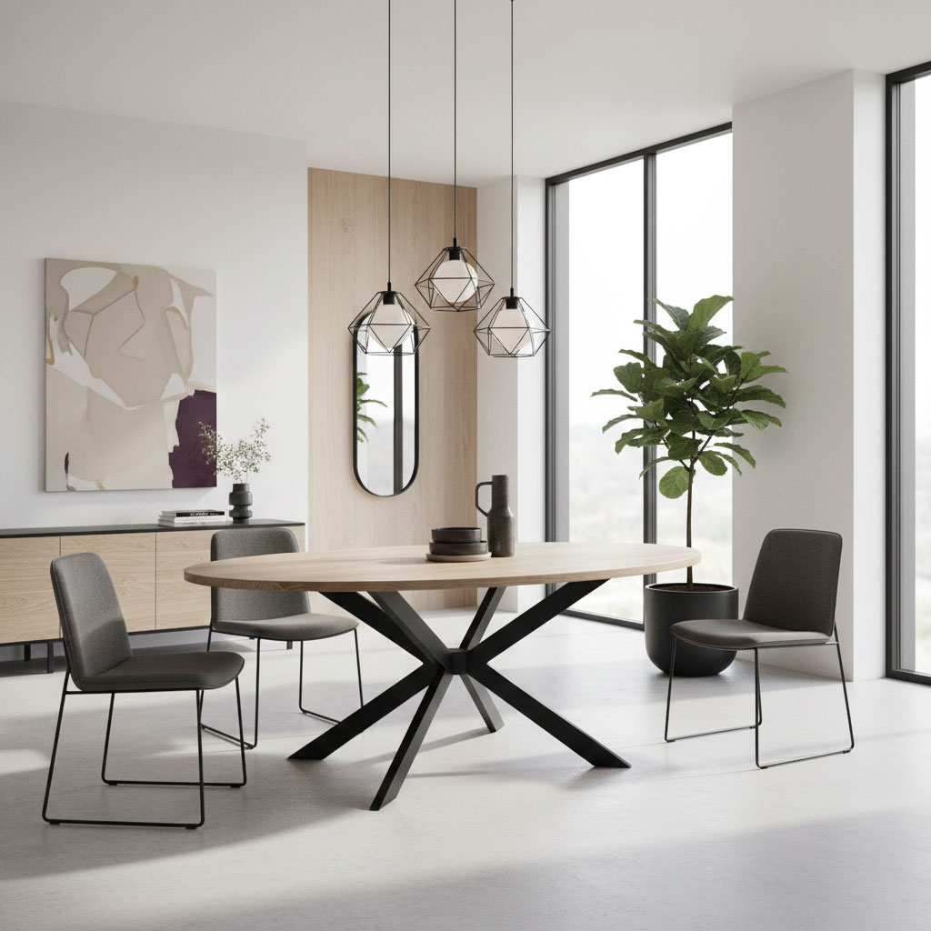 TISCHGESTELL-4V-mit-Verstärkungsrahmen-für-runde-Tischplatte_10_RWGMETAL | Metallwarenfabrik