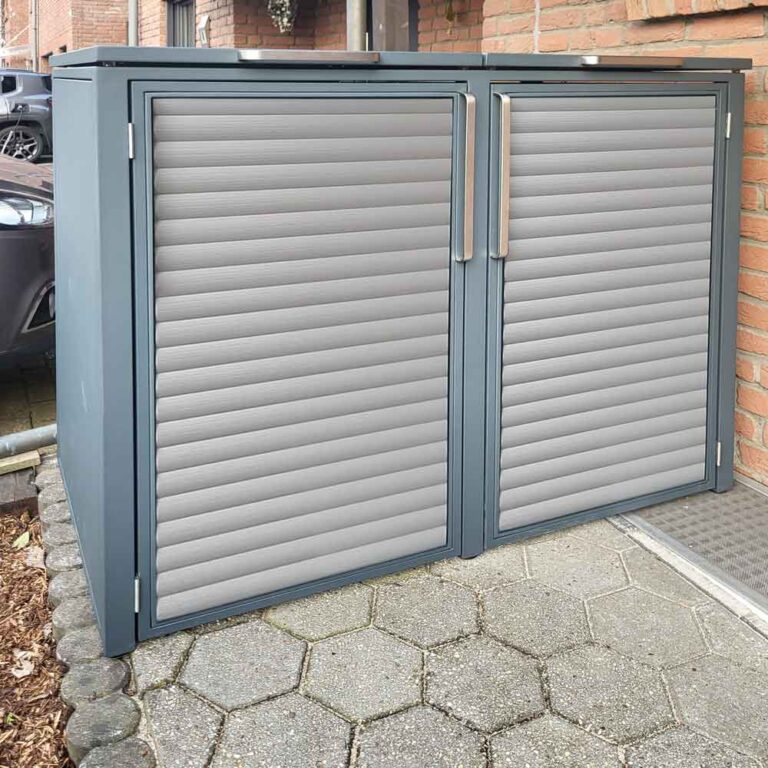 Mülltonnenbox RAL 6005 RWGMETAL 23