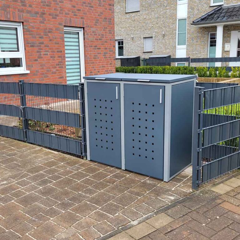 Mülltonnenbox RAL 6005 RWGMETAL 25