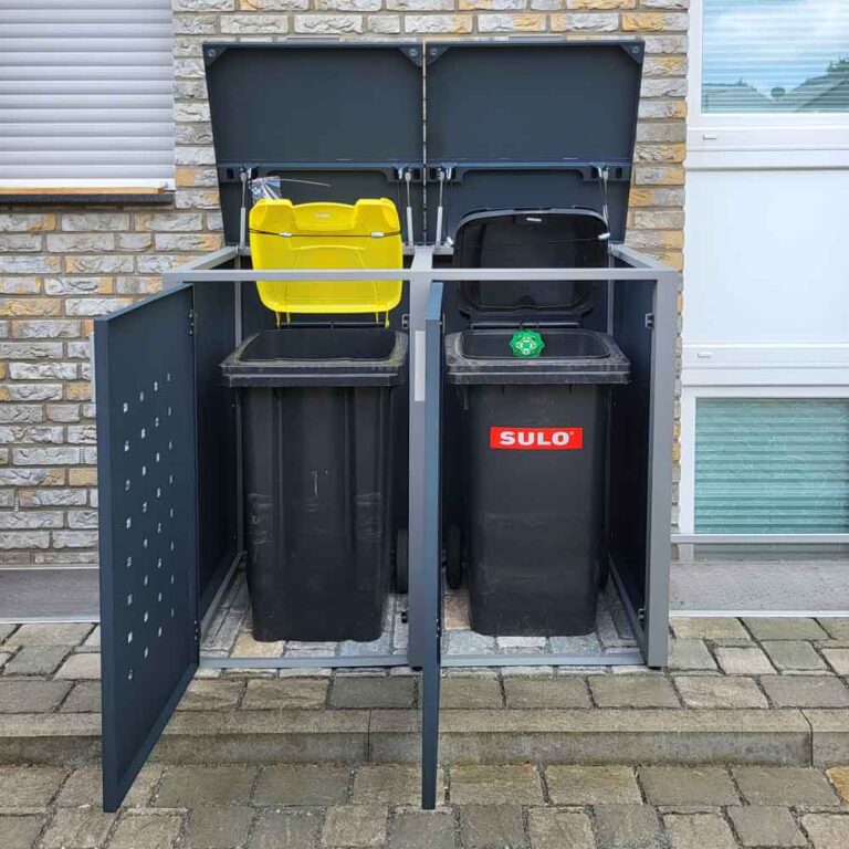 Mülltonnenbox RAL 6005 RWGMETAL 29