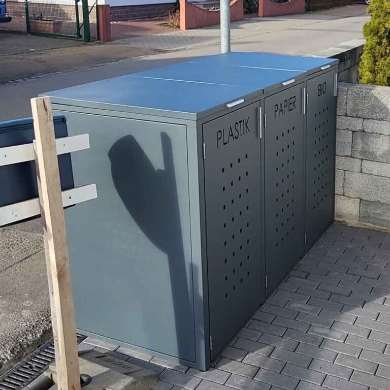 Mülltonnenbox RAL 6005 RWGMETAL 31