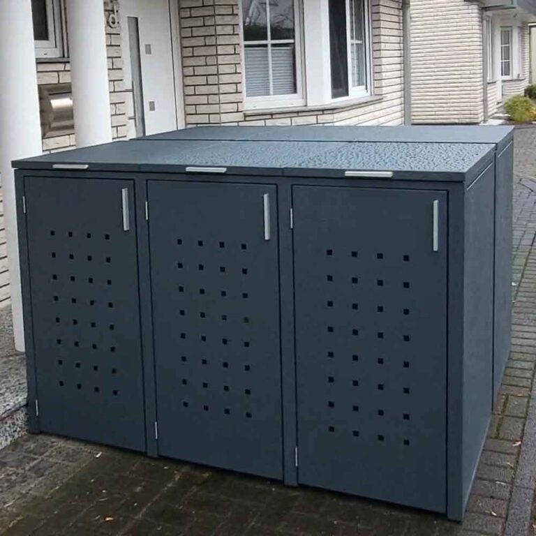 Mülltonnenbox RAL 6005 RWGMETAL 37