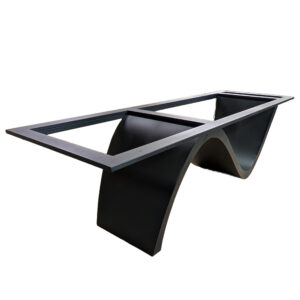 TISCHGESTELL Wave V1 für schwere Holztischplatten