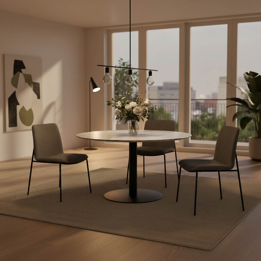 IRIS Tischgestell für runde Tischplatten_RWGMETAL_11 | Metallwarenfabrik