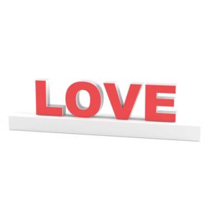 3D Buchstaben am Sockel - 100cm x 40cm