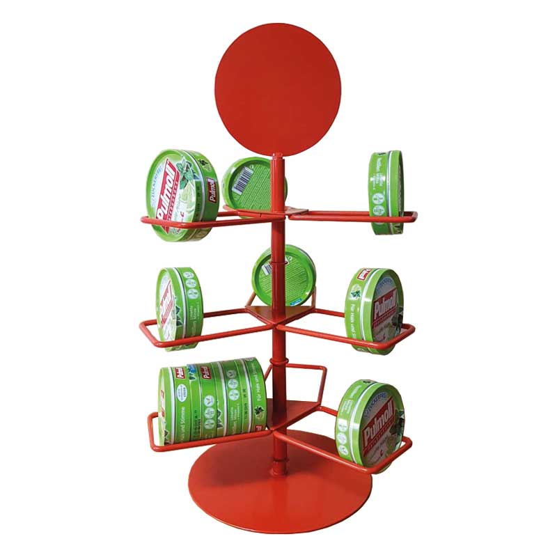 Drehbarer-Thekendisplay-fuer-runde-Produkte-posagent-3jpg | Metallwarenfabrik