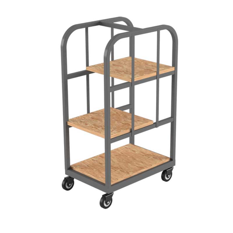 Etagenwagen-V1-mit-3-Boeden-posagent-1jpg | Metallwarenfabrik