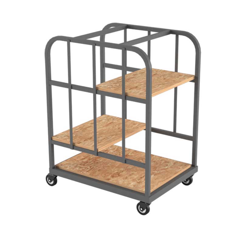 Etagenwagen-V2-mit-3-Boeden-posagent-1jpg | Metallwarenfabrik