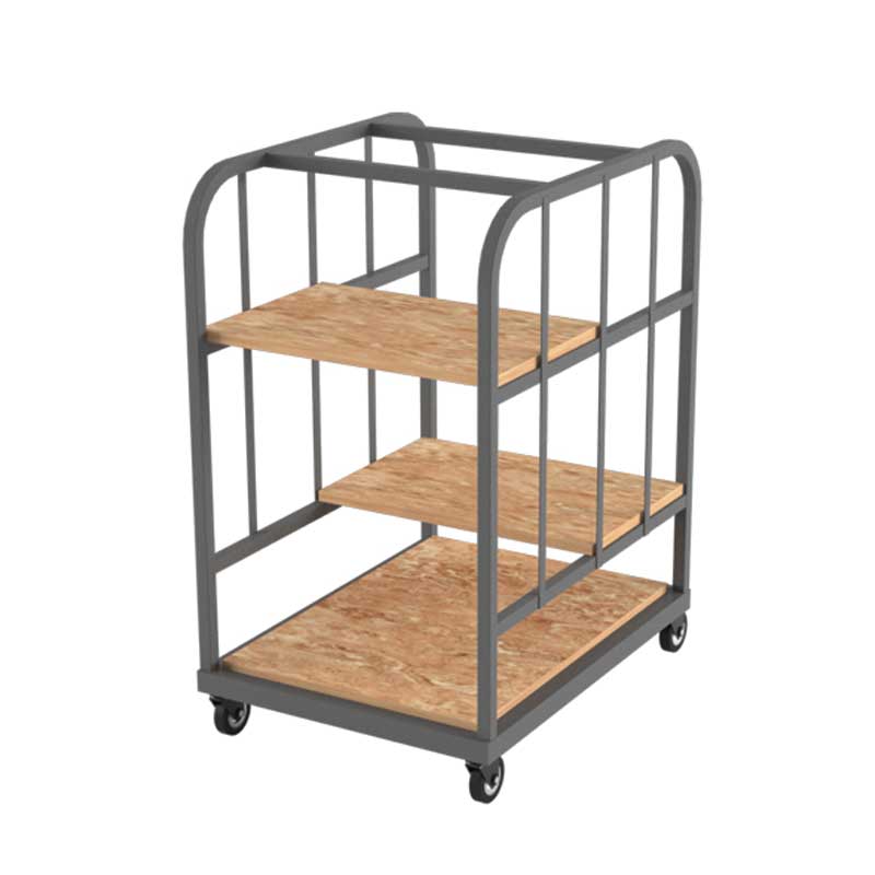 Etagenwagen-V2-mit-3-Boeden-posagent-2jpg | Metallwarenfabrik