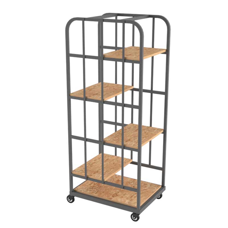 Etagenwagen-mit-5-Boeden-posagent-1jpg | Metallwarenfabrik