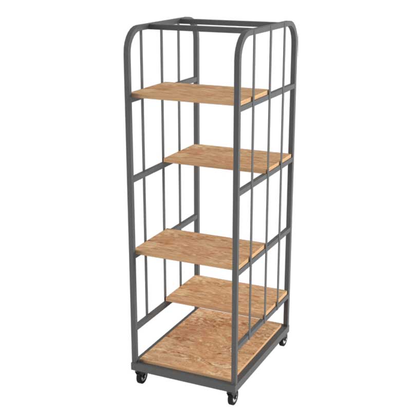 Etagenwagen-mit-5-Boeden-posagent-2jpg | Metallwarenfabrik