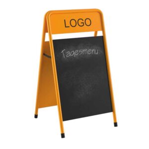 Kundenstopper mit Kreidetafel