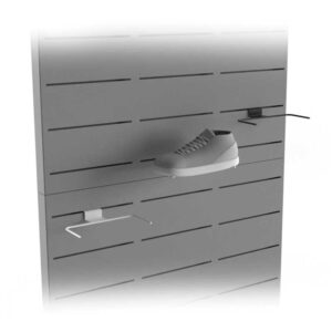 Schuhablagehaken für die Schlitzwand