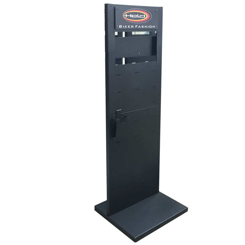 Werberegal-mit-Lamellenwand-und-Prospekthalter-POSAGENT-jpg | Metallwarenfabrik